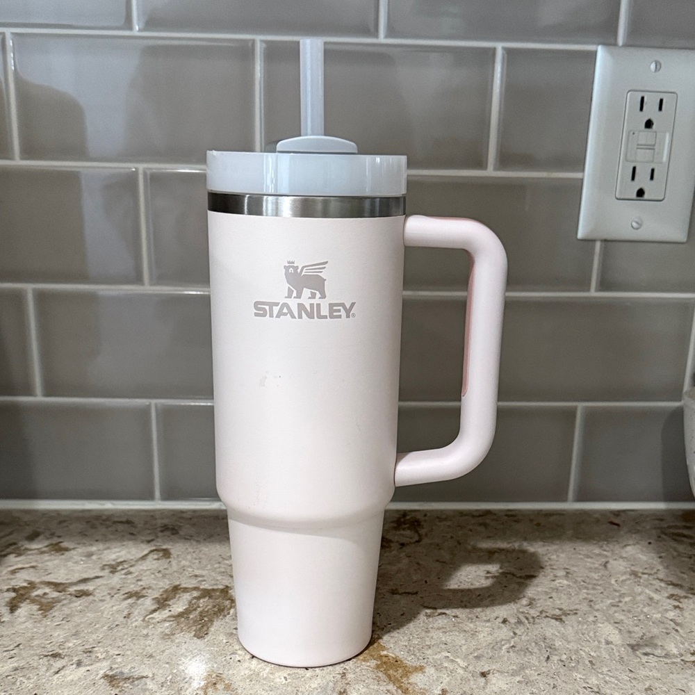 Stanley Pale Pink Insulated Mug with Handle